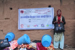CARE Nepal and its HPP partners distributes non-food items in Jajarkot